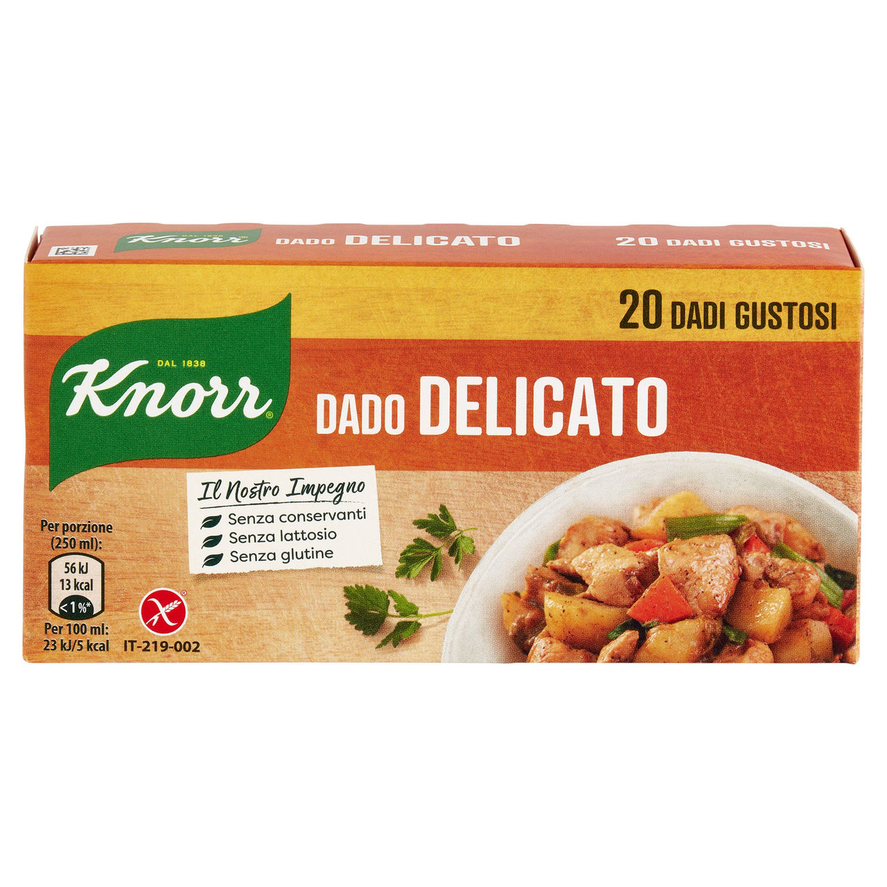 Knorr Dado Delicato 20 Dadi 200 g