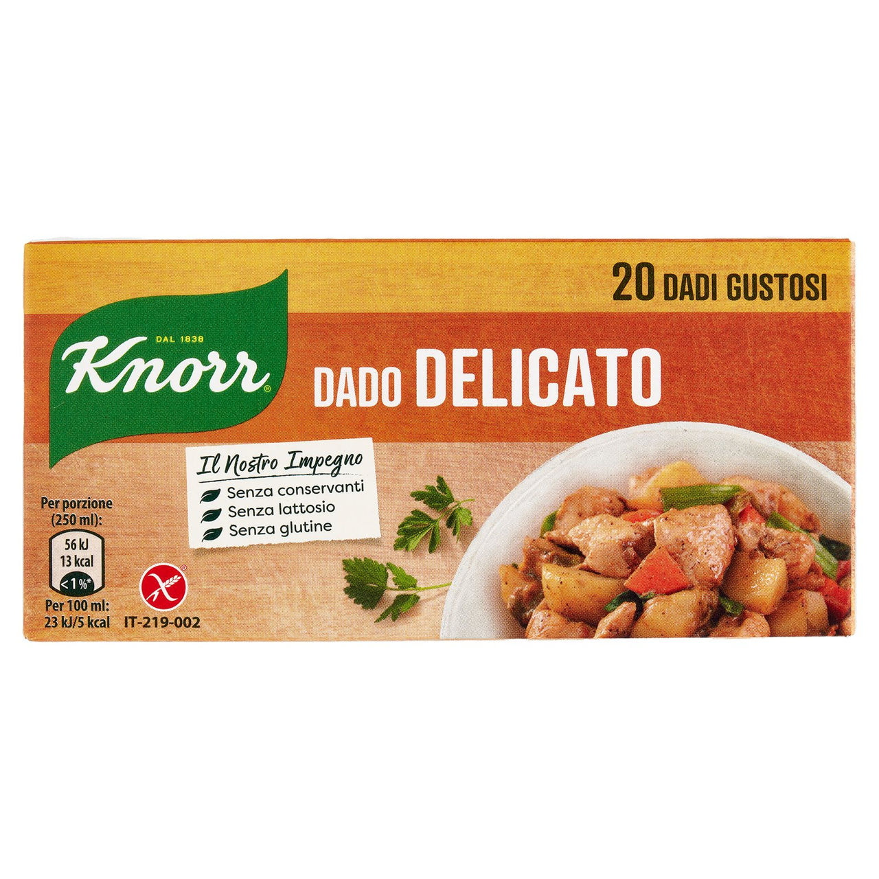 Knorr Dado Delicato 20 Dadi 200 g
