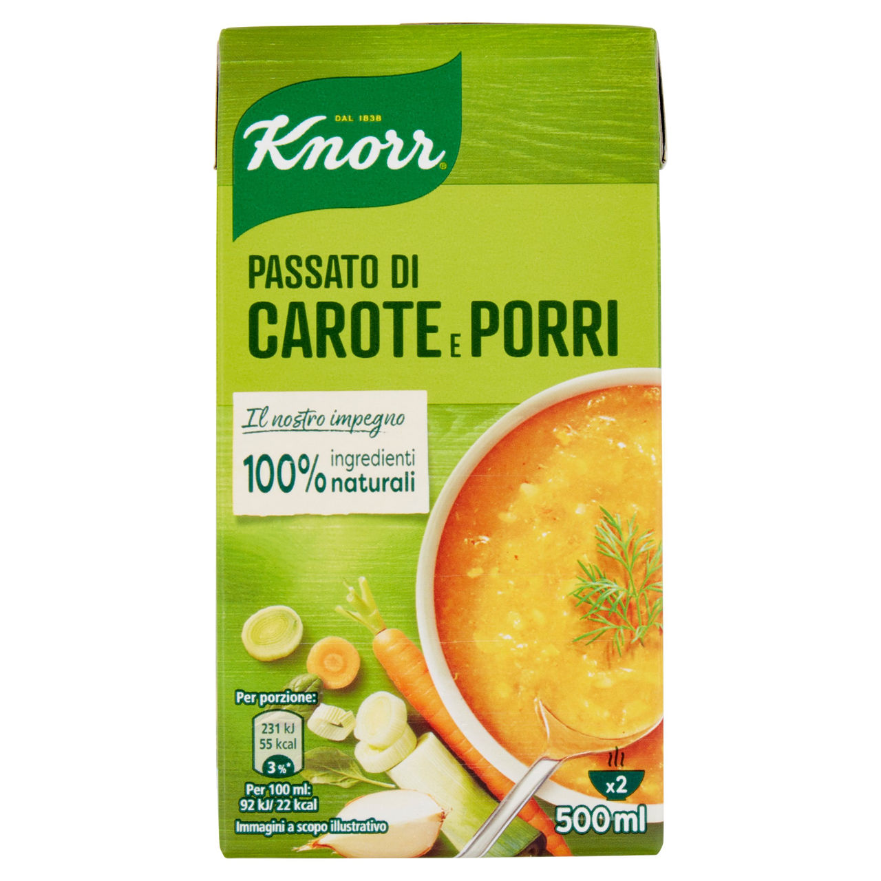 Knorr Passato di Carote e Porri 500 ml