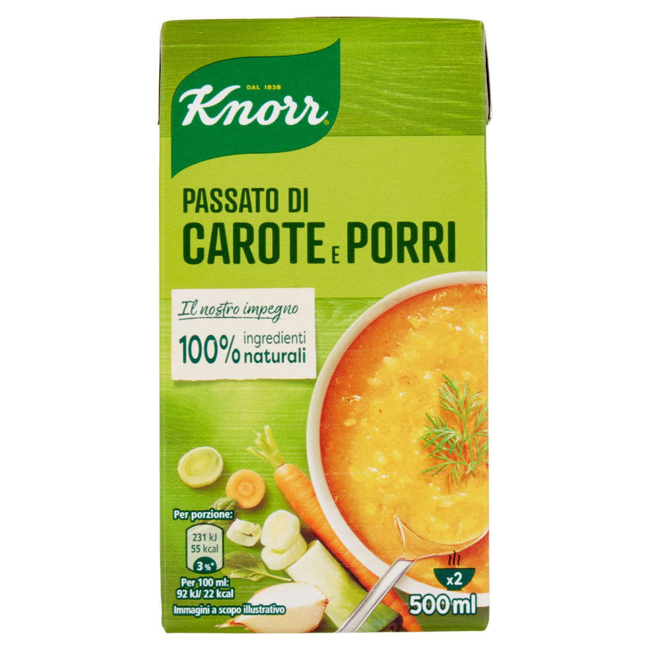 Knorr Passato di Carote e Porri 500 ml