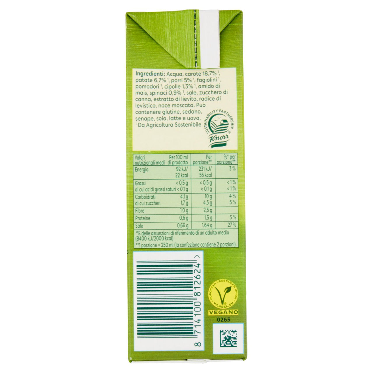 Knorr Passato di Carote e Porri 500 ml