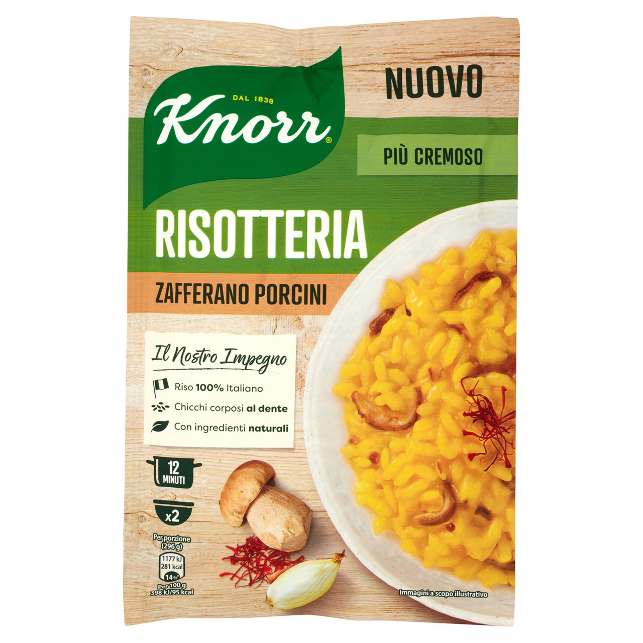 Knorr Risotto Zafferano Porcini 175 g