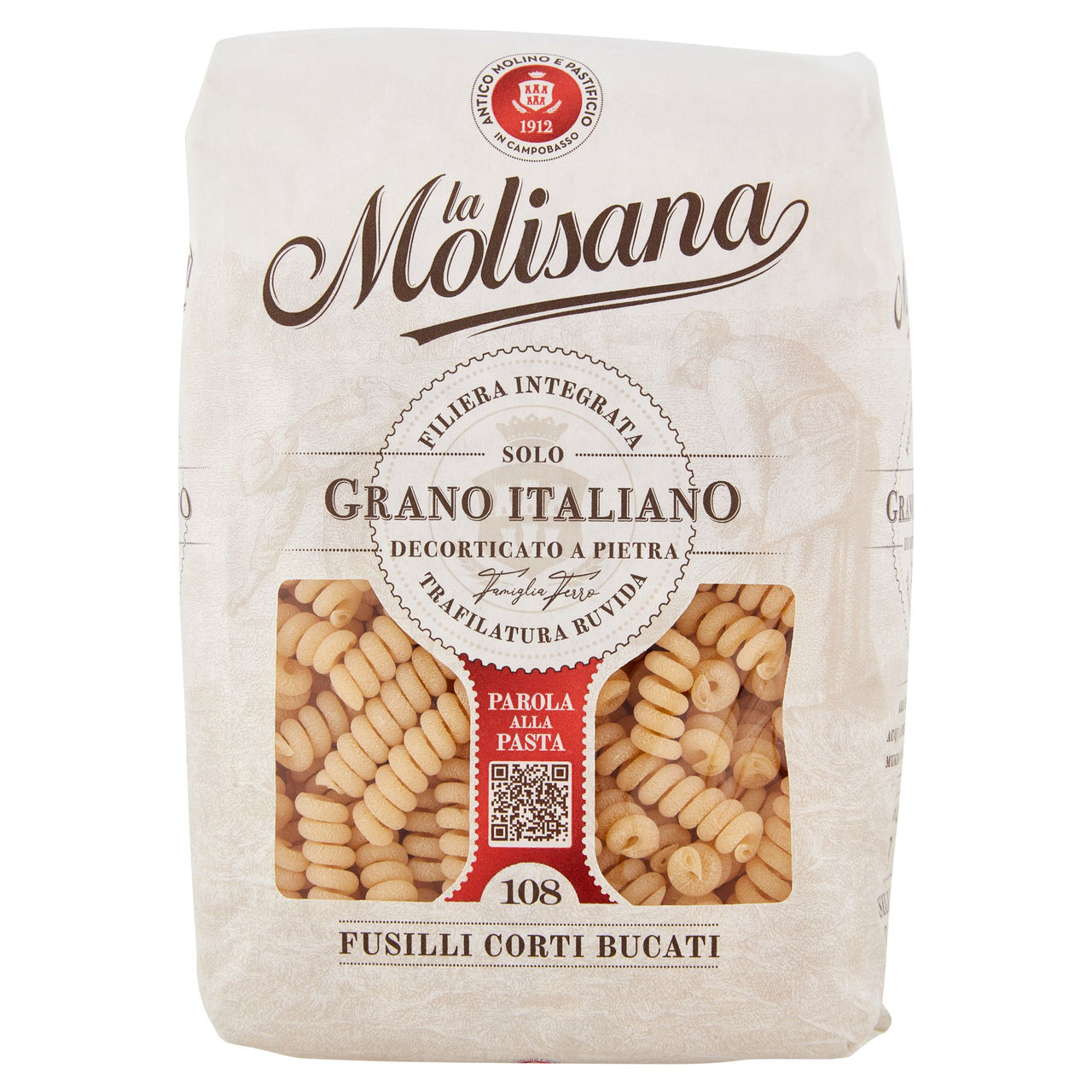 La Molisana 108 Fusilli Corti Bucati 500 g
