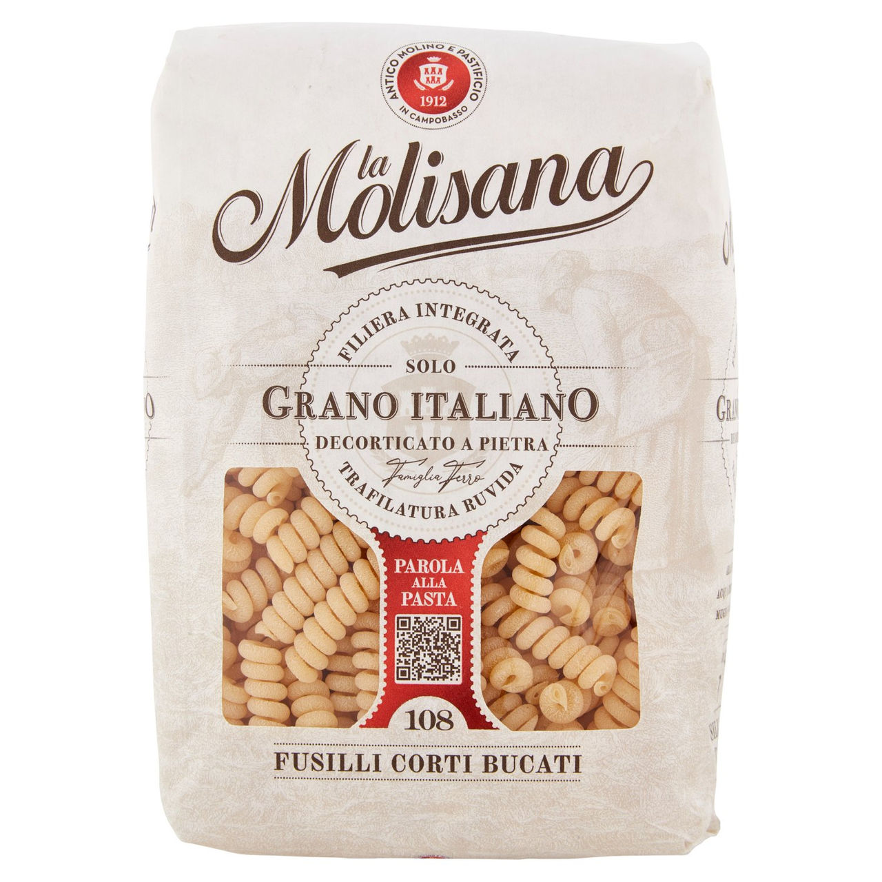 La Molisana 108 Fusilli Corti Bucati 500 g