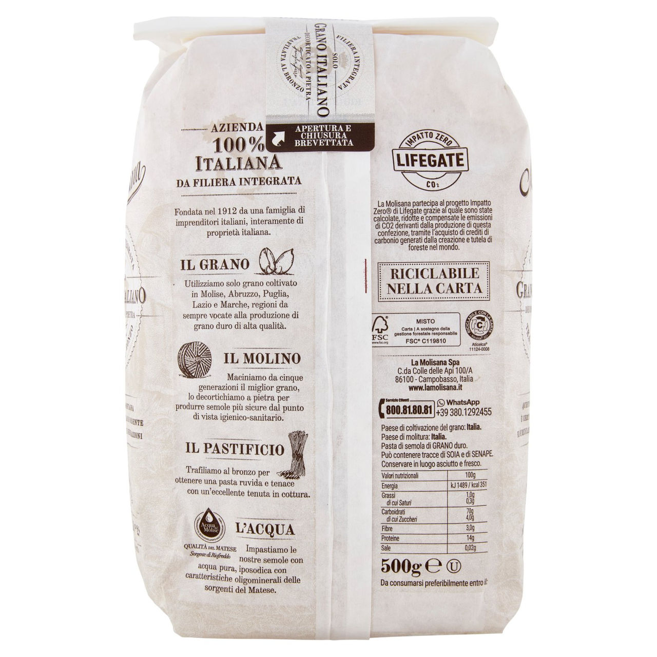 La Molisana 28 Fusilli 500 g