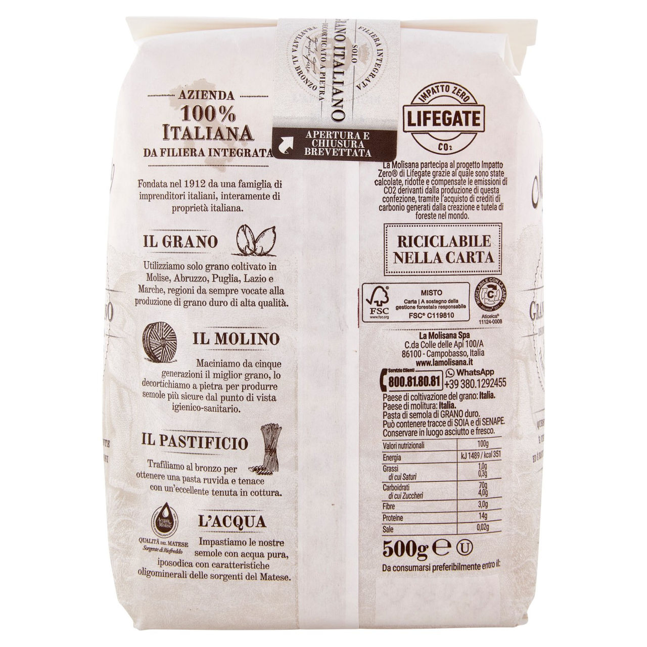 La Molisana 29 Caserecce Molisane 500 g
