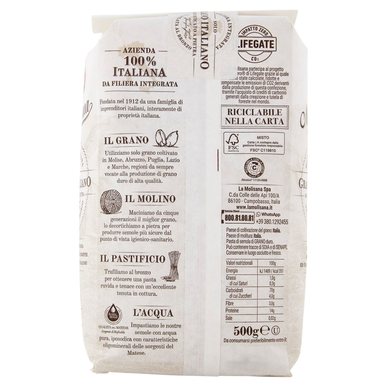 La Molisana 42 Ditaloni Rigati 500 g