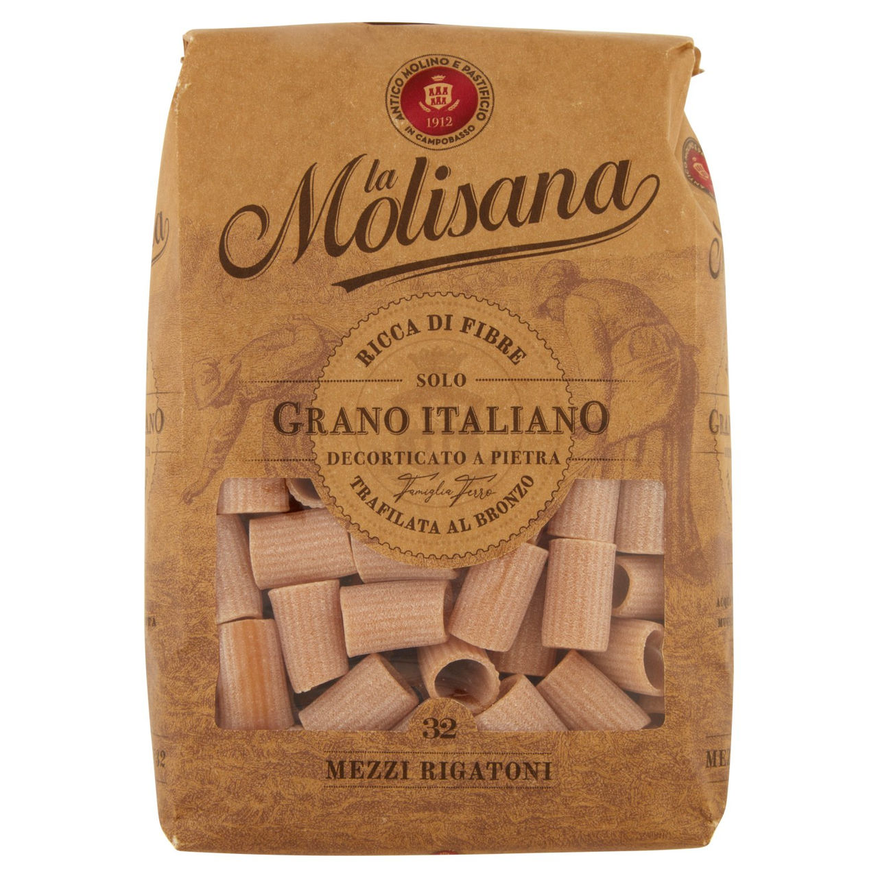 La Molisana integrale 32 Mezzi Rigatoni 500 g