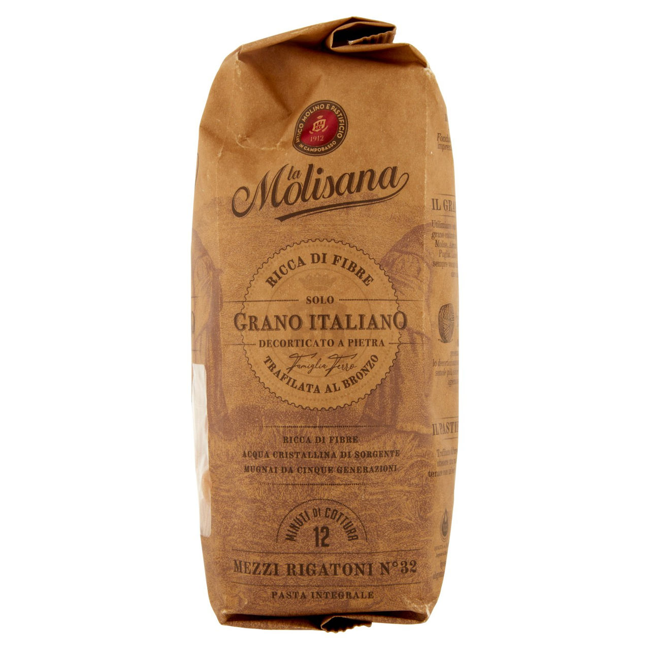 La Molisana integrale 32 Mezzi Rigatoni 500 g