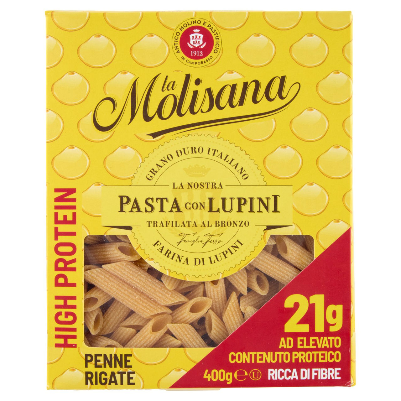 La Molisana Penne Rigate con Farina di Lupini  400 g