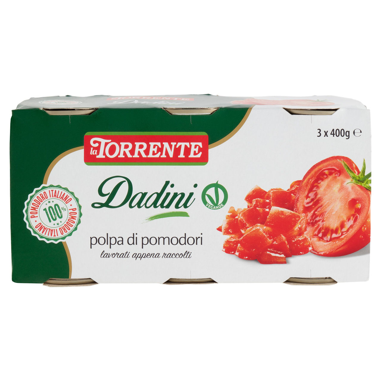 la Torrente Dadini polpa di pomodori 3 x 400 g