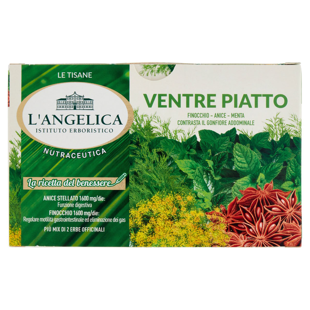 L'Angelica Le Tisane Nutraceutica Ventre Piatto