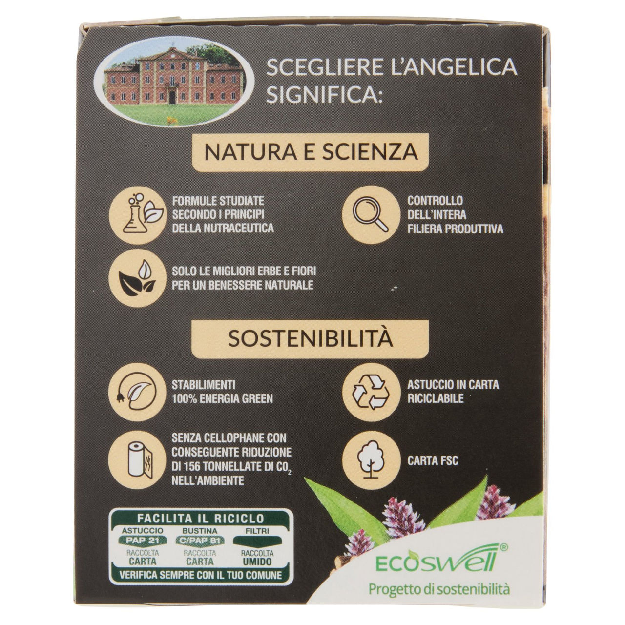 L'Angelica Liquirizia Elisir Officinale 18 Filtri 27 g