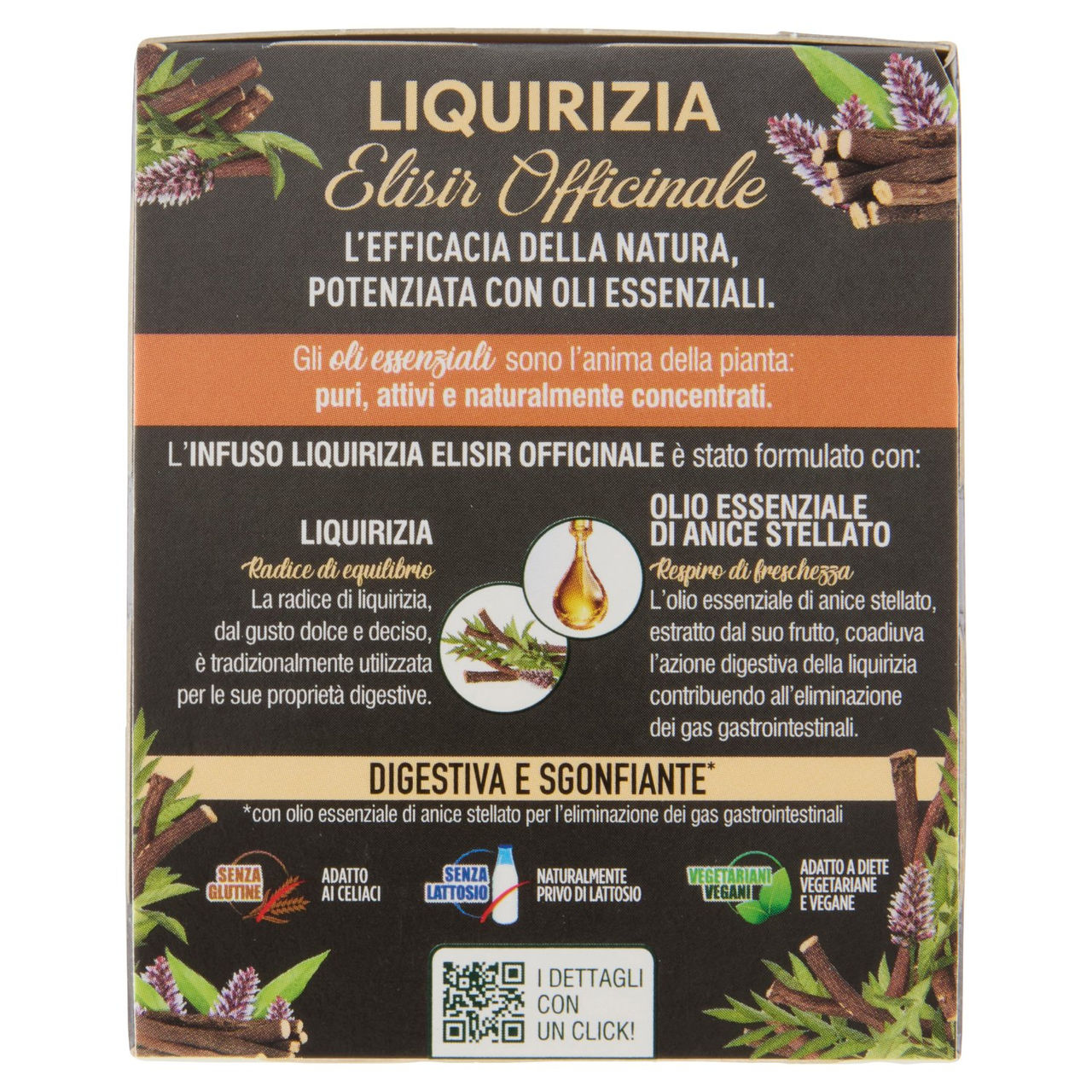 L'Angelica Liquirizia Elisir Officinale 18 Filtri 27 g