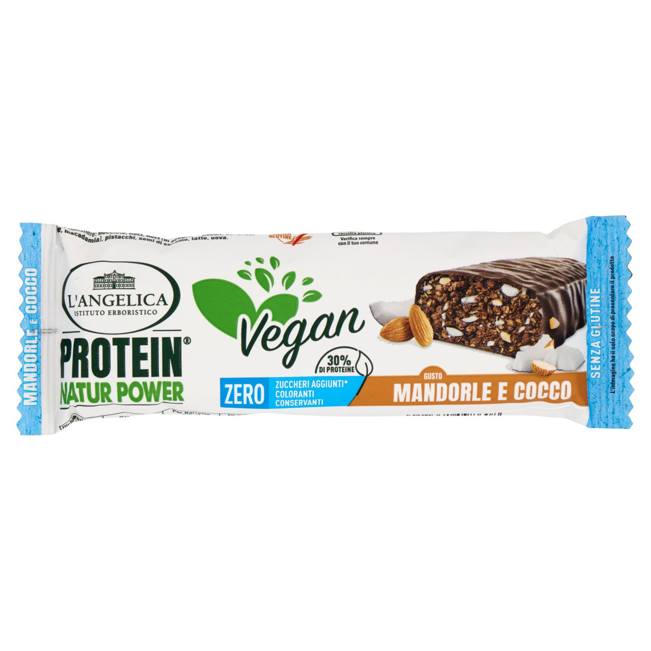 L'Angelica Protein Natur Power Vegan gusto Mandorle e Cocco 45 g