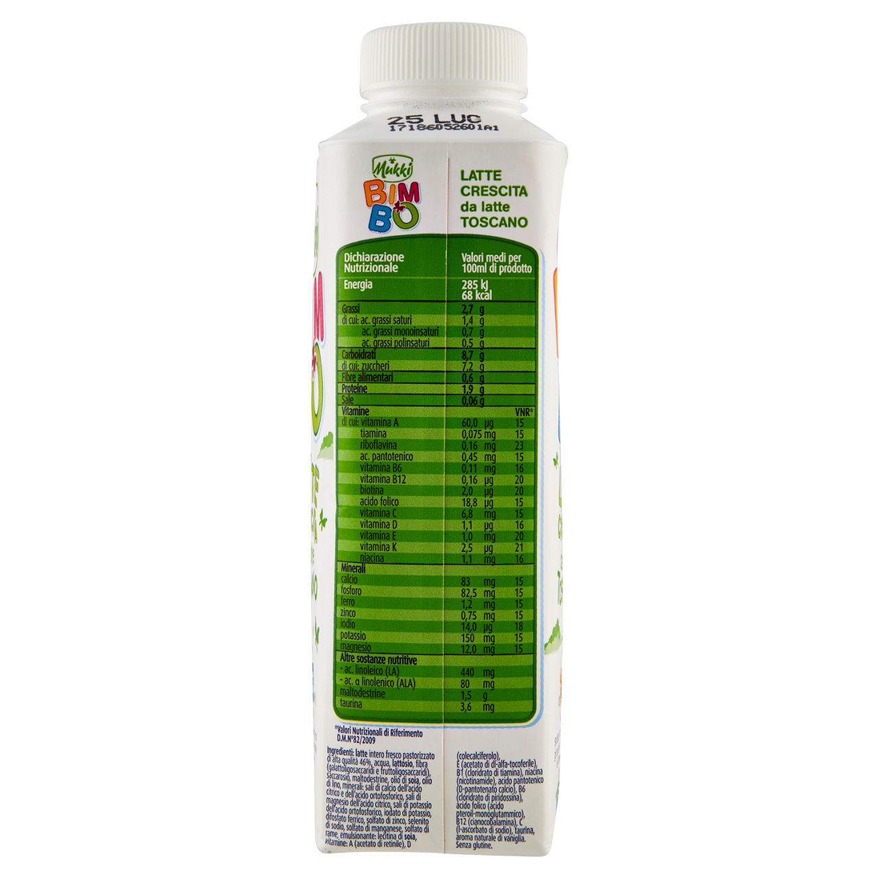 Latte crescita Bimbo Mukki  500 ml