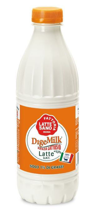 Latte Digelmilk UHT Ariete latte Sano 1% grassi 500 ml