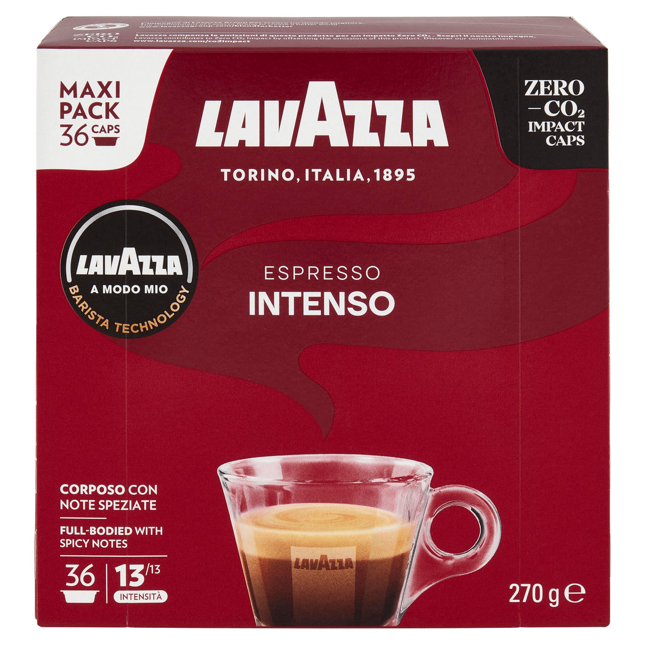 Lavazza A Modo Mio Intenso 36 Capsule 270 g
