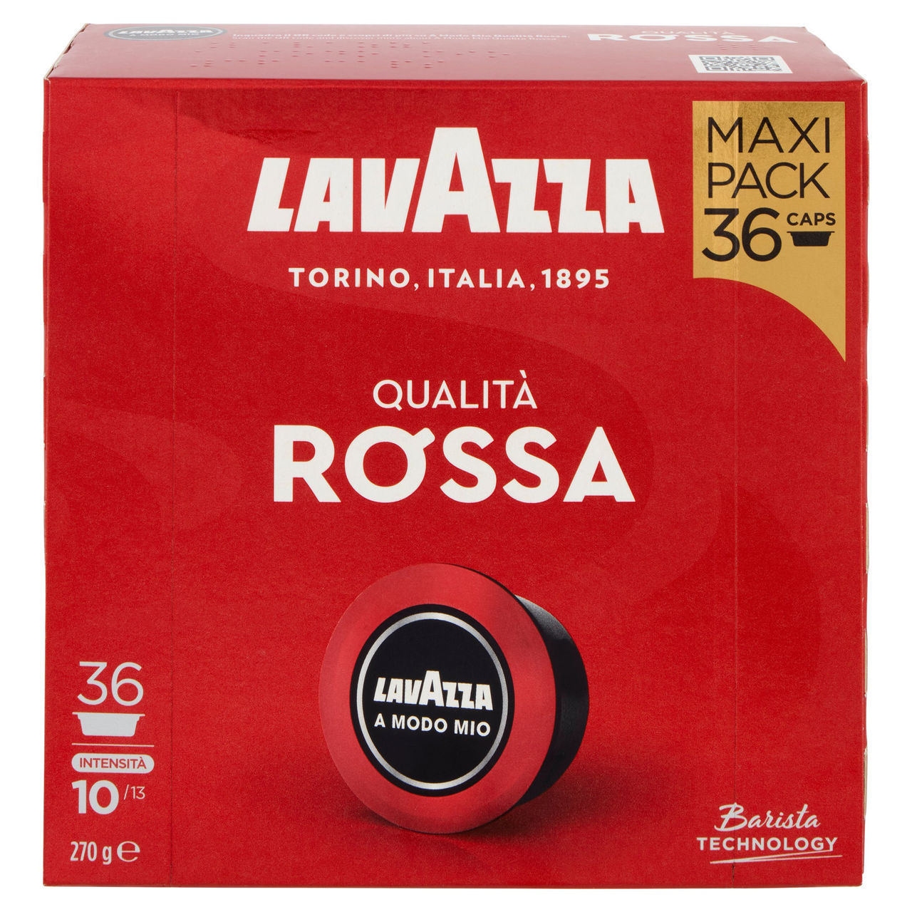 Lavazza A Modo Mio Qualità Rossa 36 Capsule 270 g