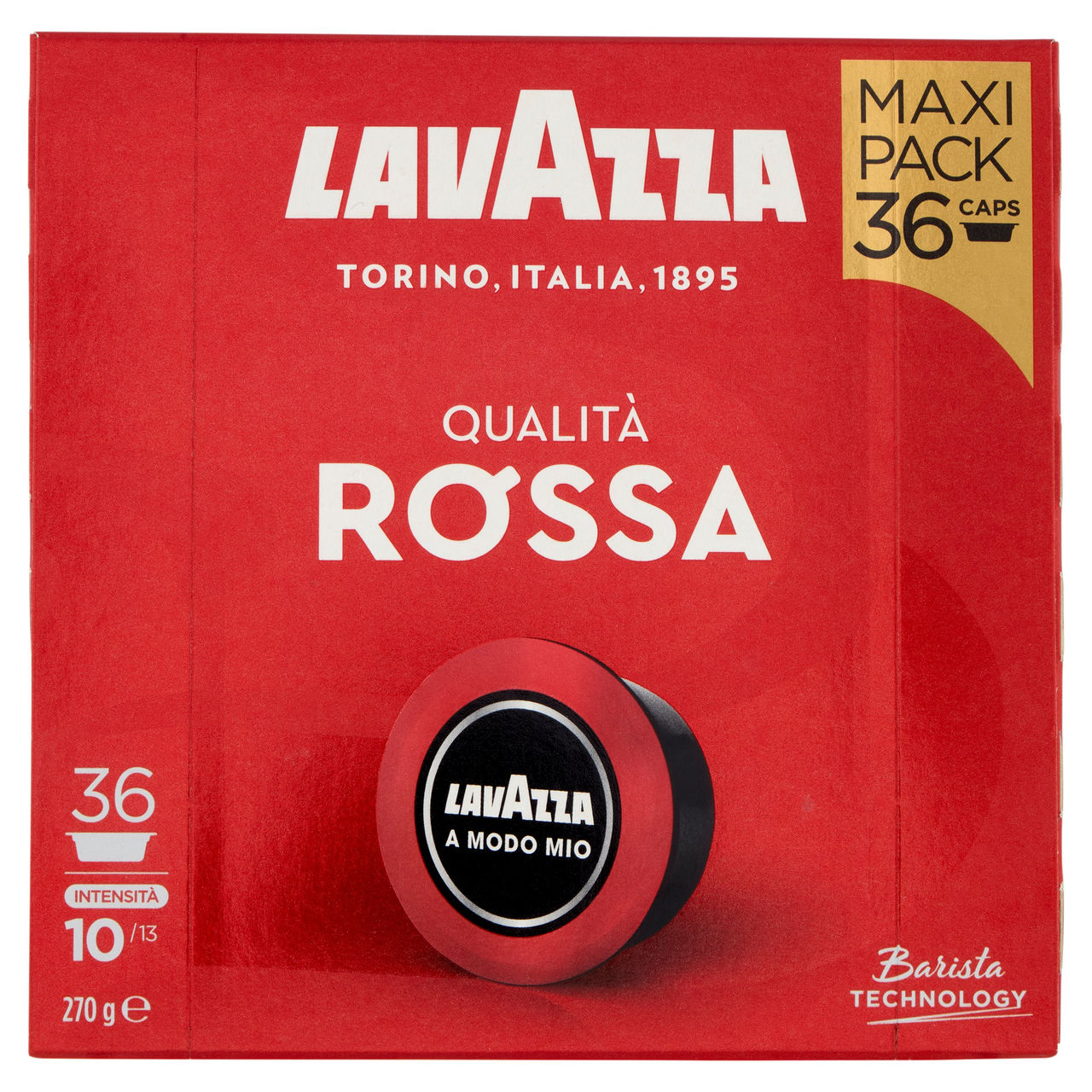 Lavazza A Modo Mio Qualità Rossa 36 Capsule 270 g