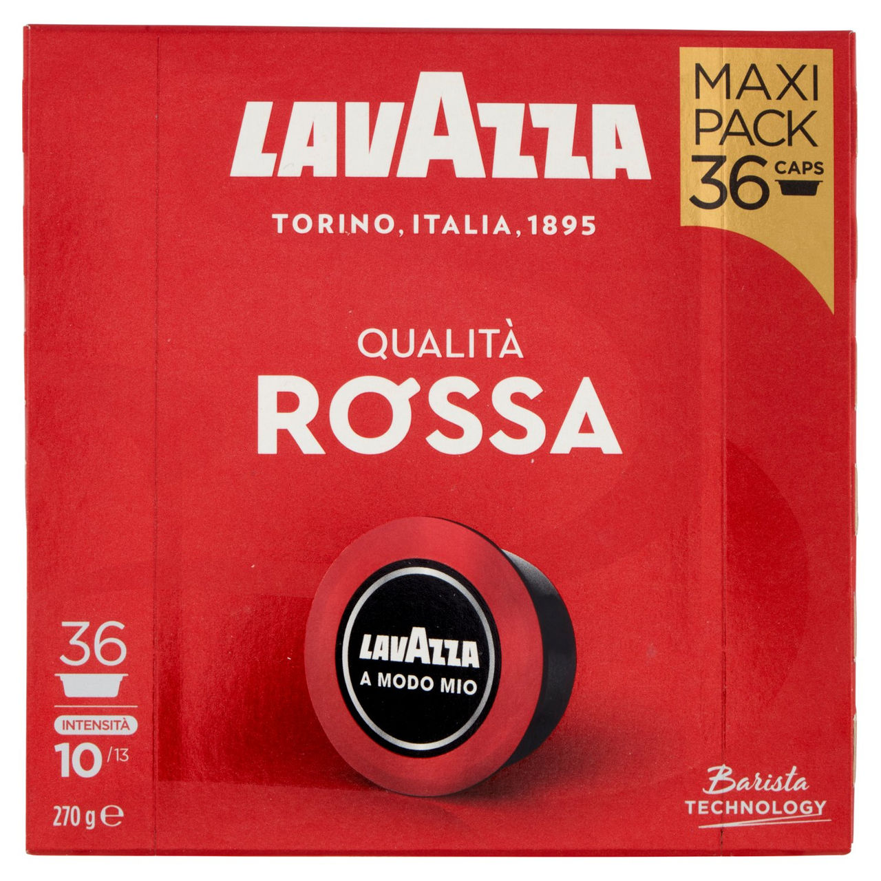 Lavazza A Modo Mio Qualità Rossa 36 Capsule 270 g