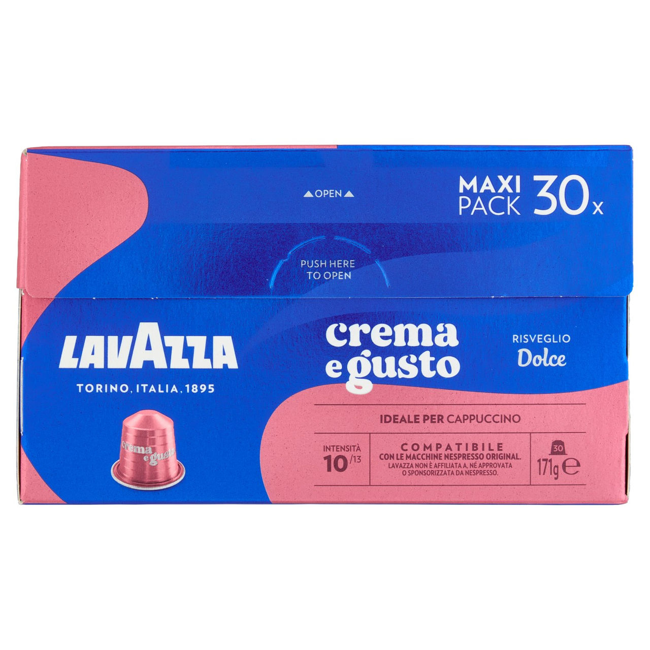 Lavazza crema e gusto Dolce Compatibile Nespresso Original 30 Capsule 171 g