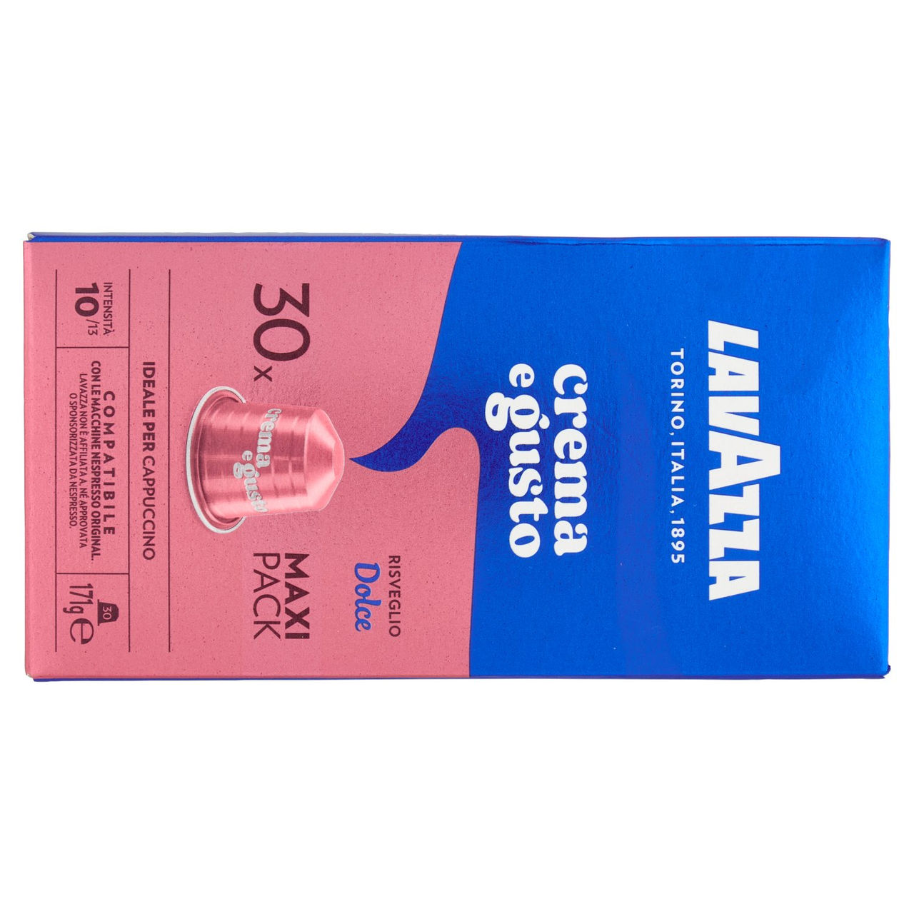 Lavazza crema e gusto Dolce Compatibile Nespresso Original 30 Capsule 171 g