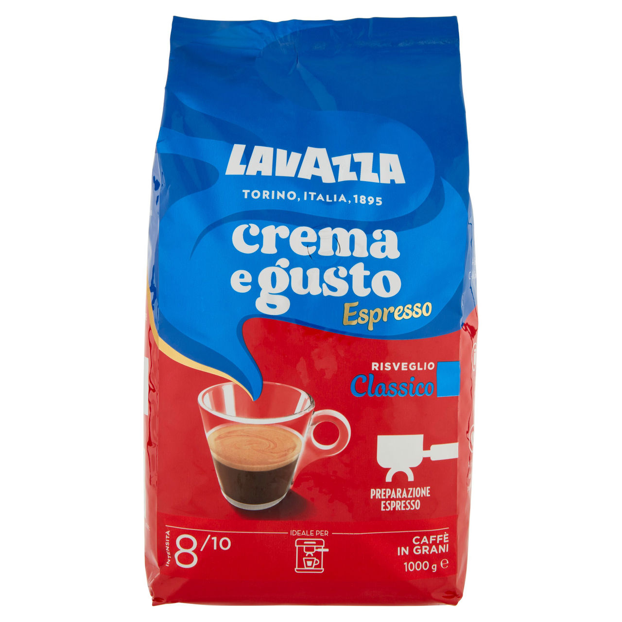 Cafe Lavazza Espresso Crema E Aroma Grano Entero 1 Kg