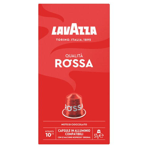 Lavazza Qualità Rossa capsule caffè compatibili Nespresso* Original 10 caps 57g