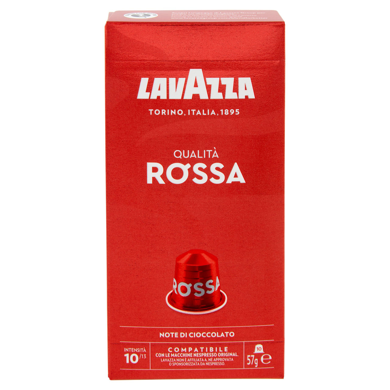 Lavazza Qualità Rossa Compatibile con Nespresso Original 10 Capsule 57 g