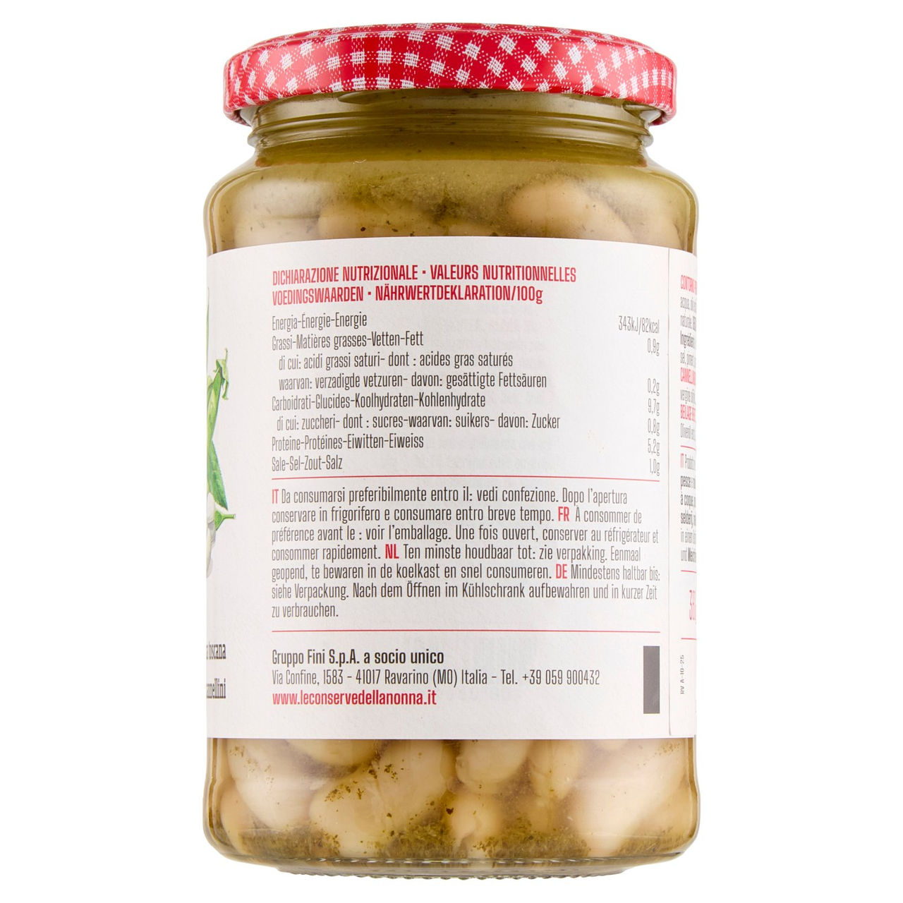 Le Conserve della Nonna Fagioli al Fiasco 60 g