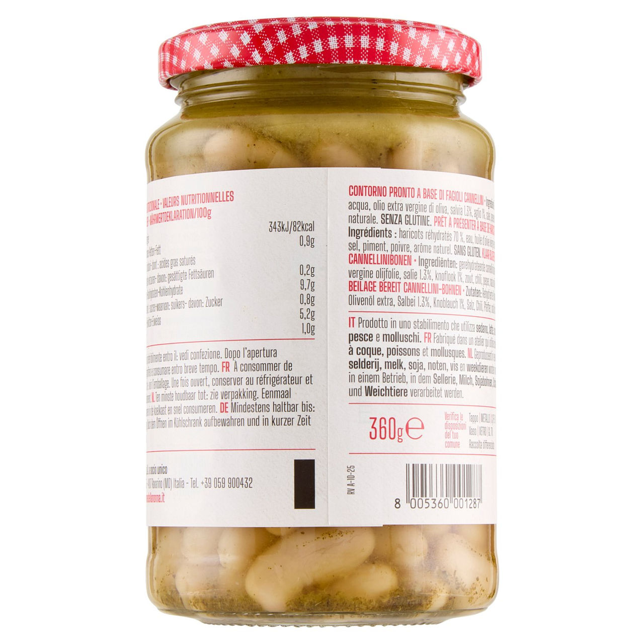 Le Conserve della Nonna Fagioli al Fiasco 60 g