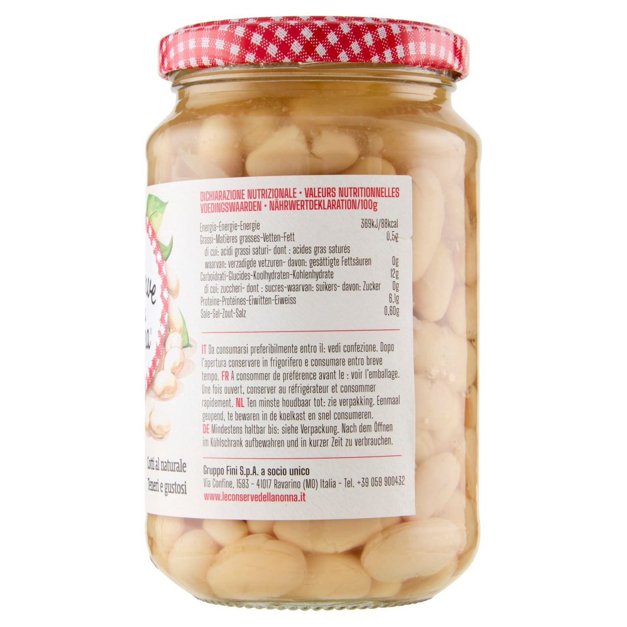 Le Conserve della Nonna Fagioli Cannellini 360 g