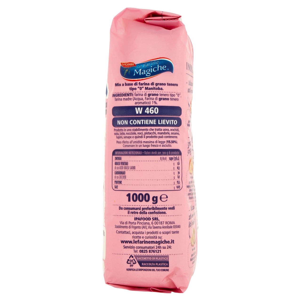 Le Farine Magiche Farina di grano tenero tipo "0" 100% manitoba 1000 g
