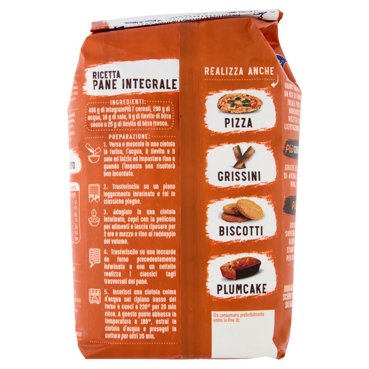Le Farine Magiche IntegralePiù 7 Cereali 900 g