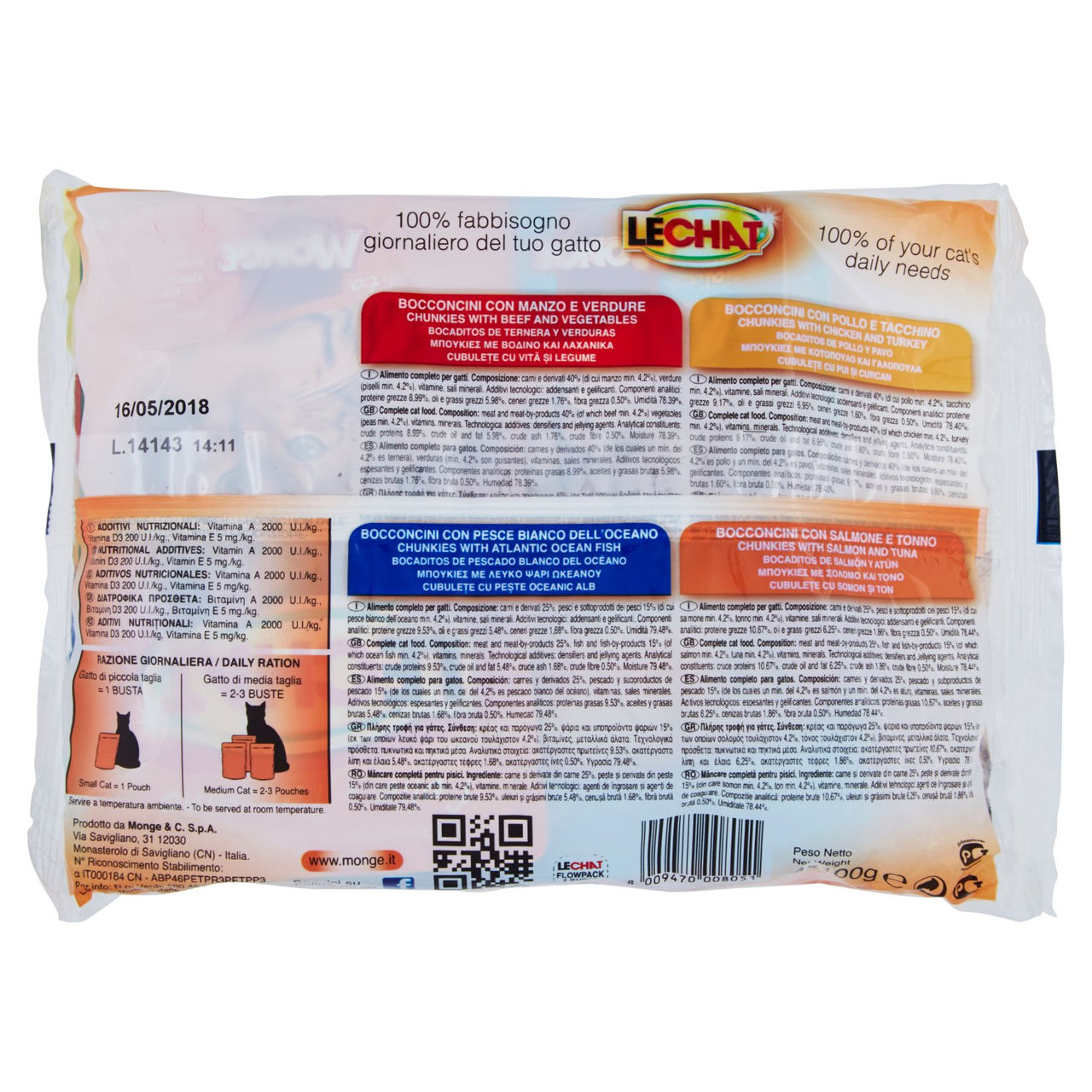 LeChat Speciality Special Pack 4 x 100 g