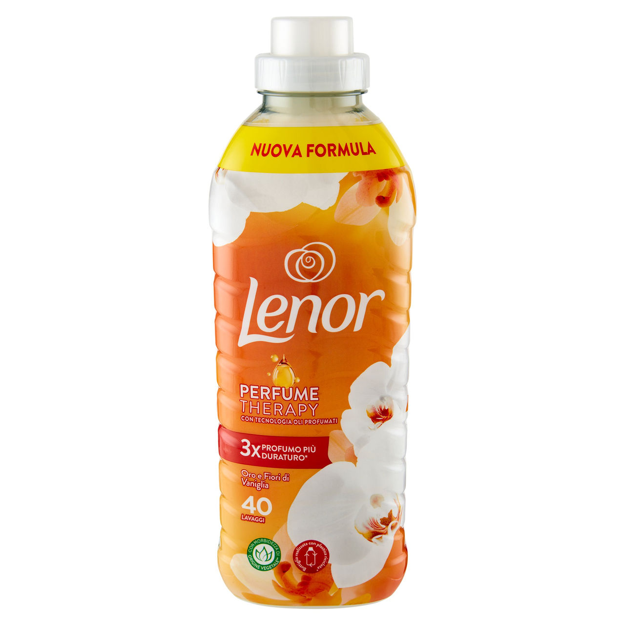 Lenor Ammorbidente Lavatrice Concentrato, Oro e Fiori di Vaniglia, 40 Lavaggi 840 ml