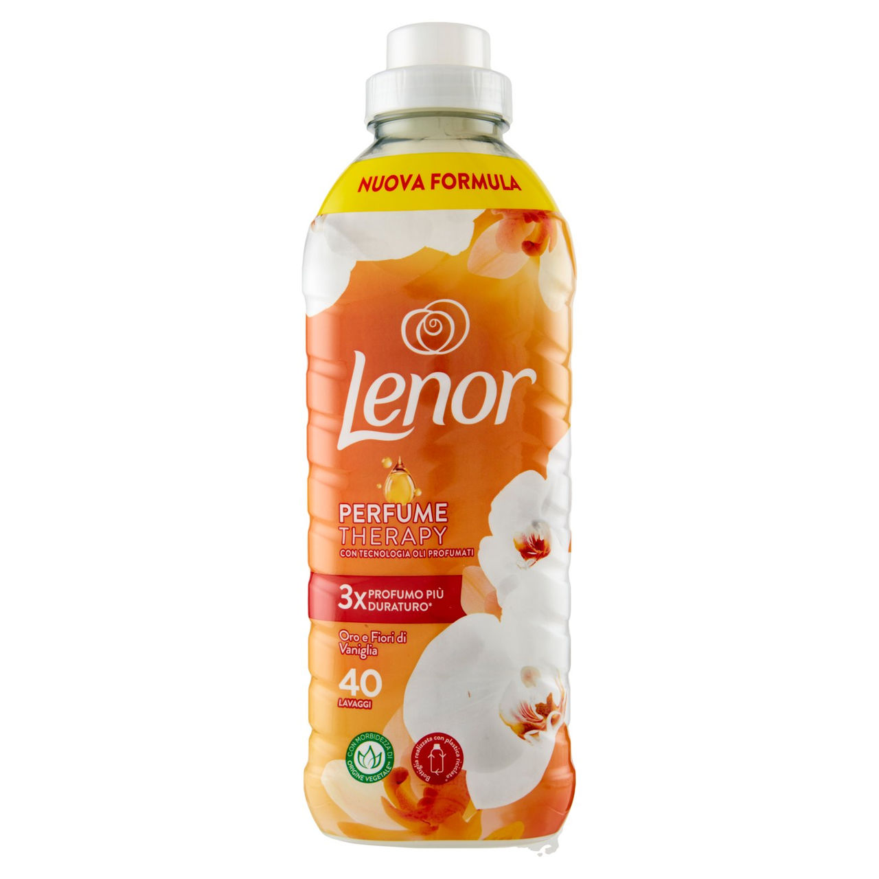 Lenor Ammorbidente Lavatrice Concentrato, Oro e Fiori di Vaniglia, 40 Lavaggi 840 ml