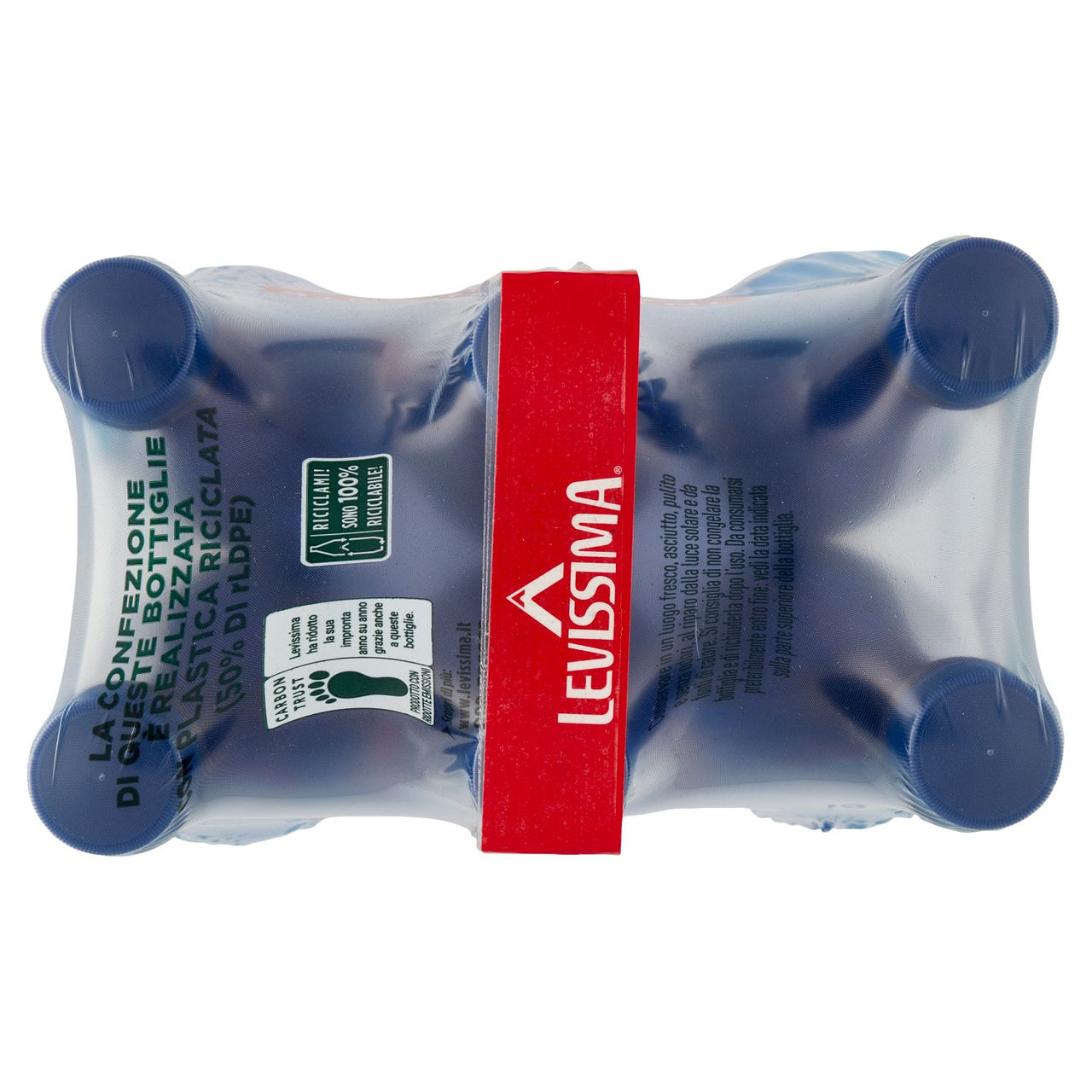LEVISSIMA, Acqua Intensamente Frizzante 25% RPET 6 x 1 L