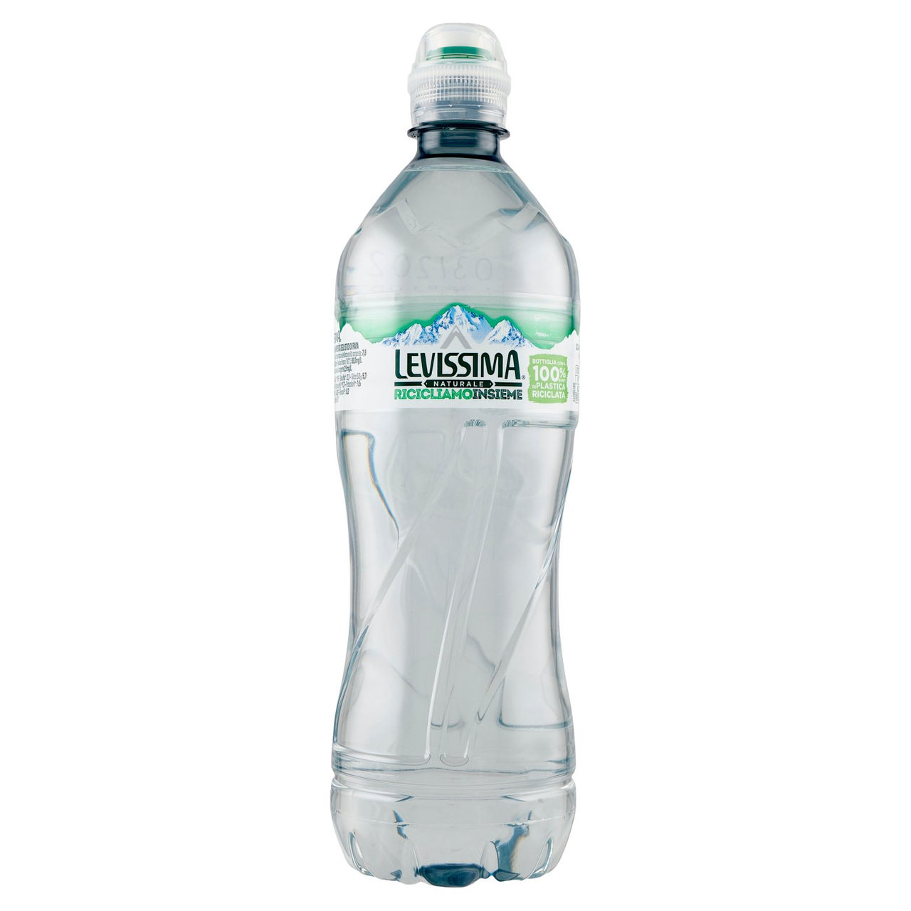 LEVISSIMA, Acqua Naturale, 100% RPET, 75 cl