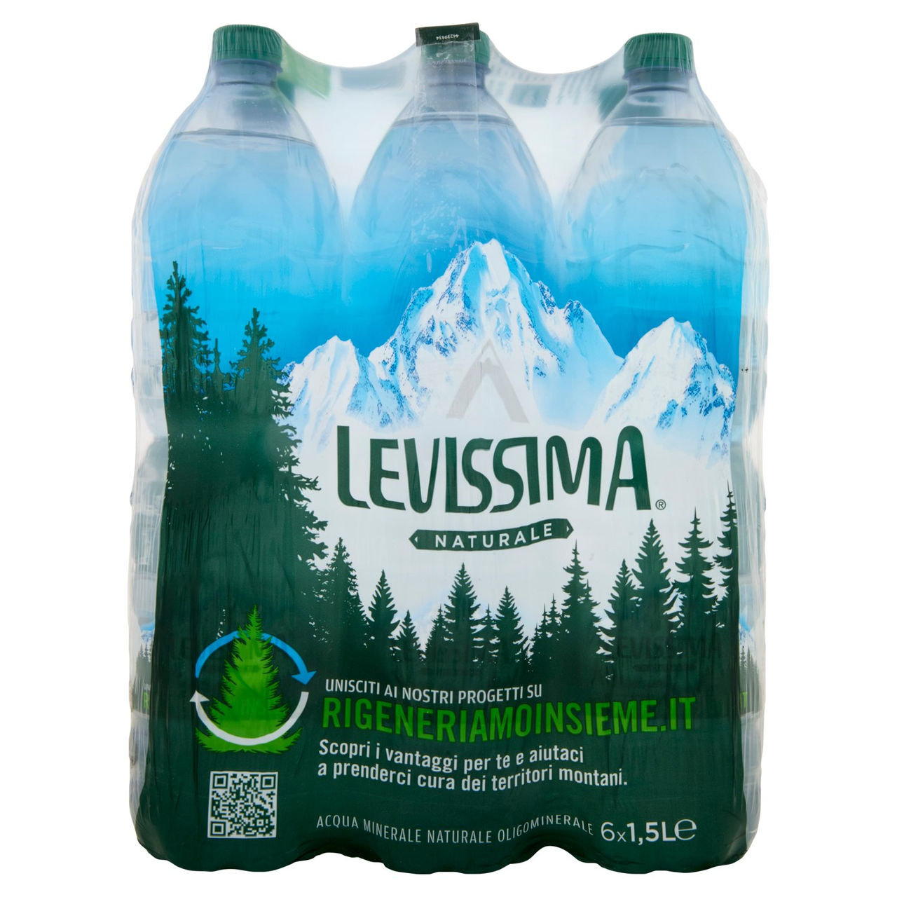 LEVISSIMA, Acqua Naturale 6 x 1,5L