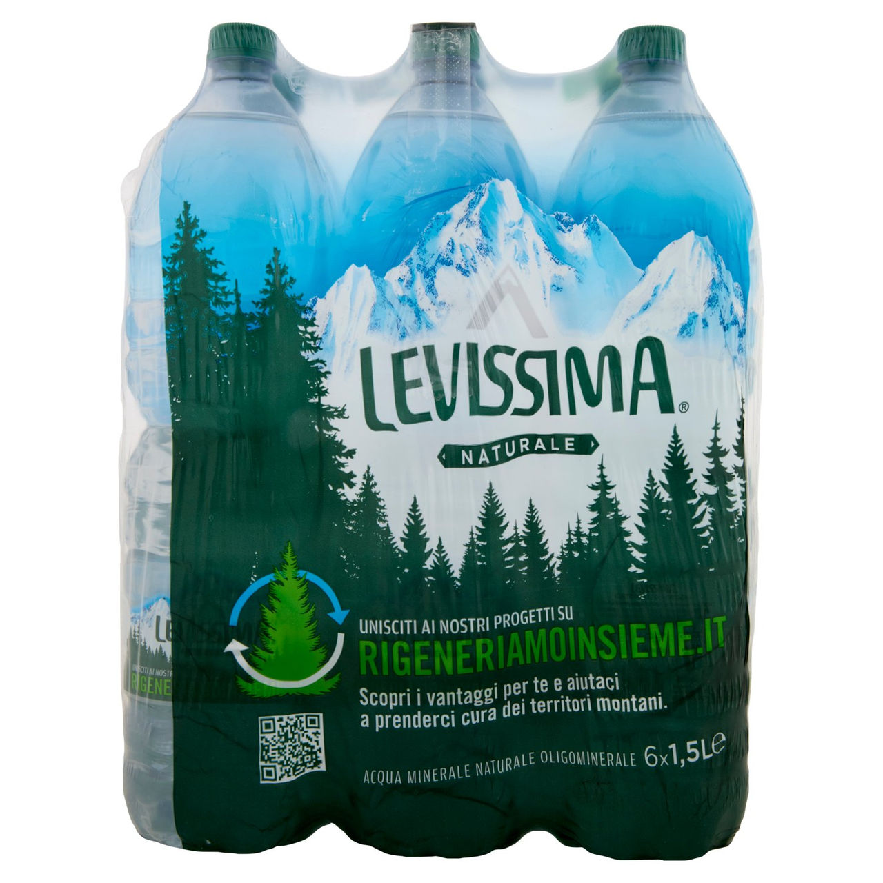 LEVISSIMA, Acqua Naturale 6 x 1,5L