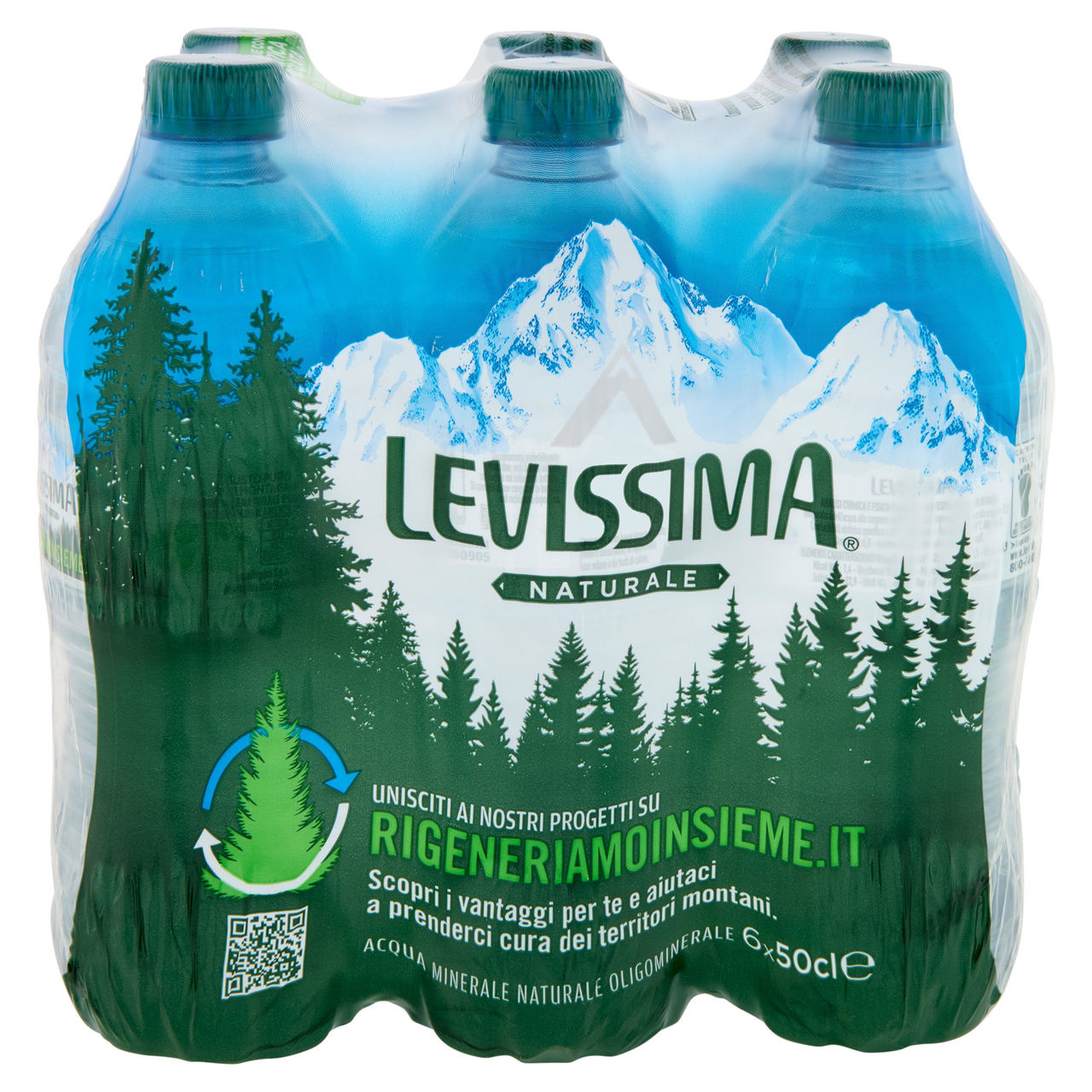 LEVISSIMA, Acqua Naturale 6 x 50cl