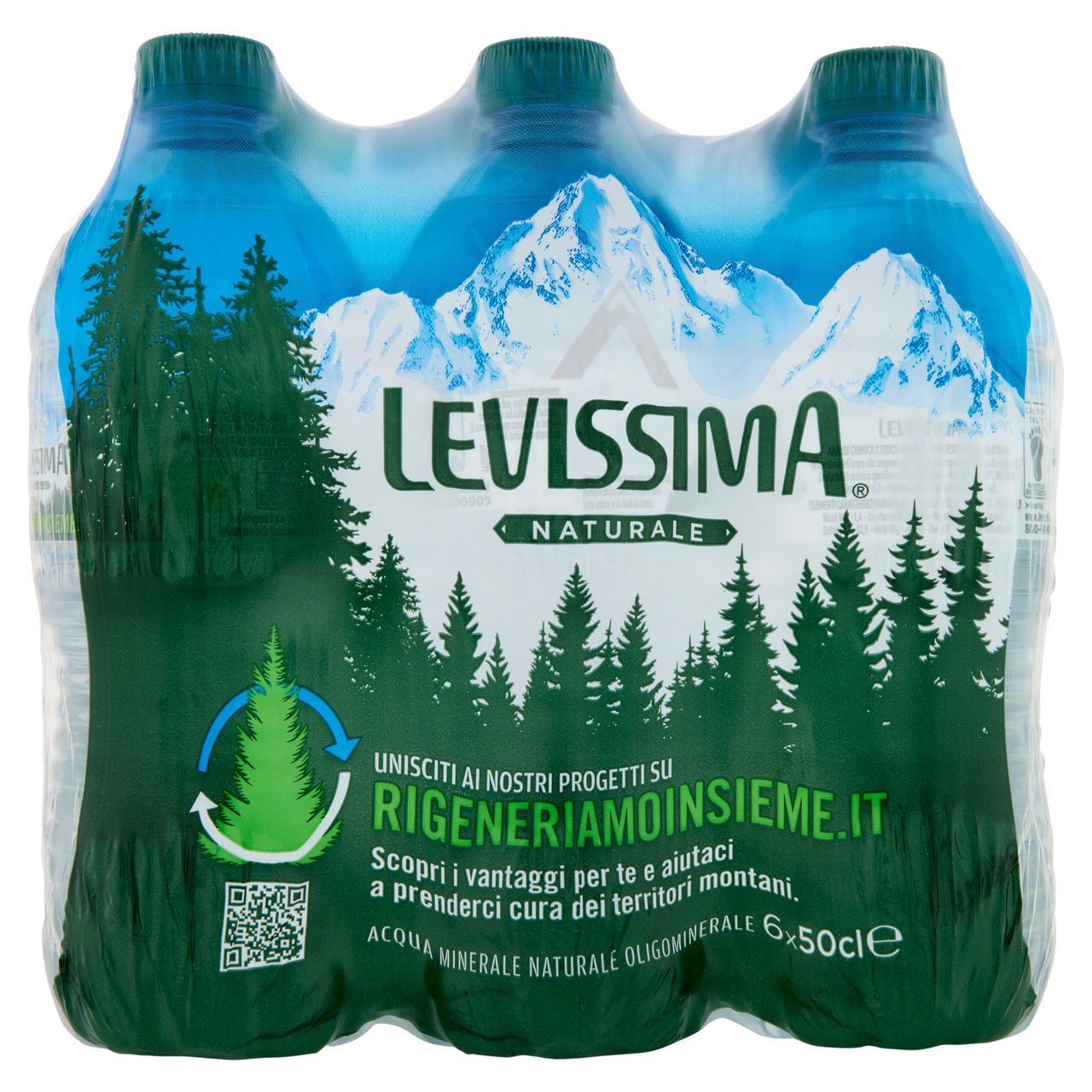 LEVISSIMA, Acqua Naturale 6 x 50cl