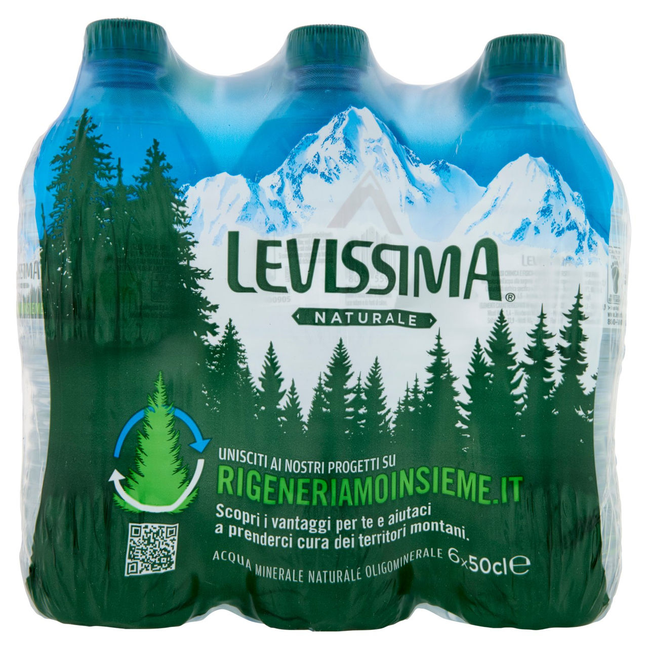 LEVISSIMA, Acqua Naturale 6 x 50cl