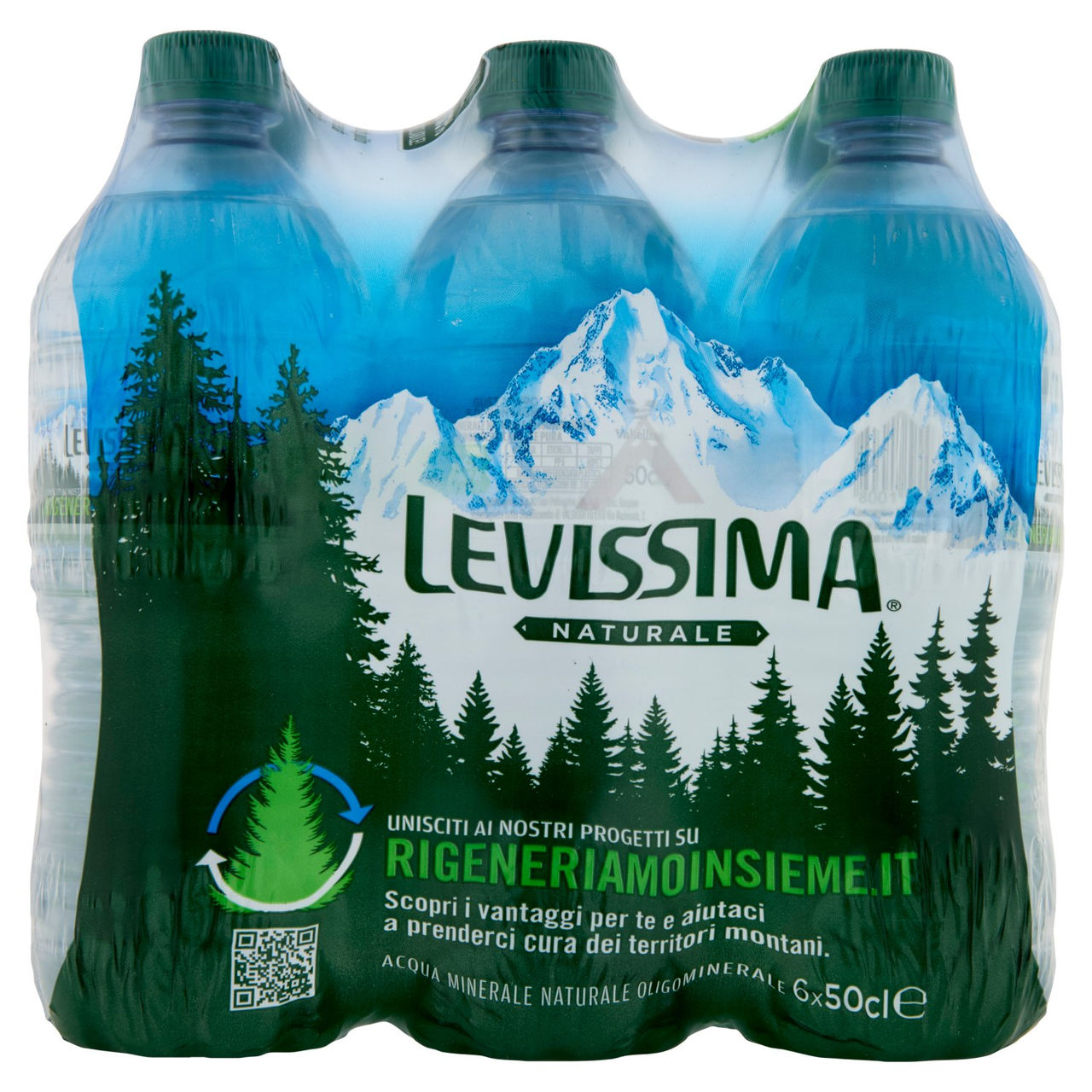 LEVISSIMA, Acqua Naturale 6 x 50cl