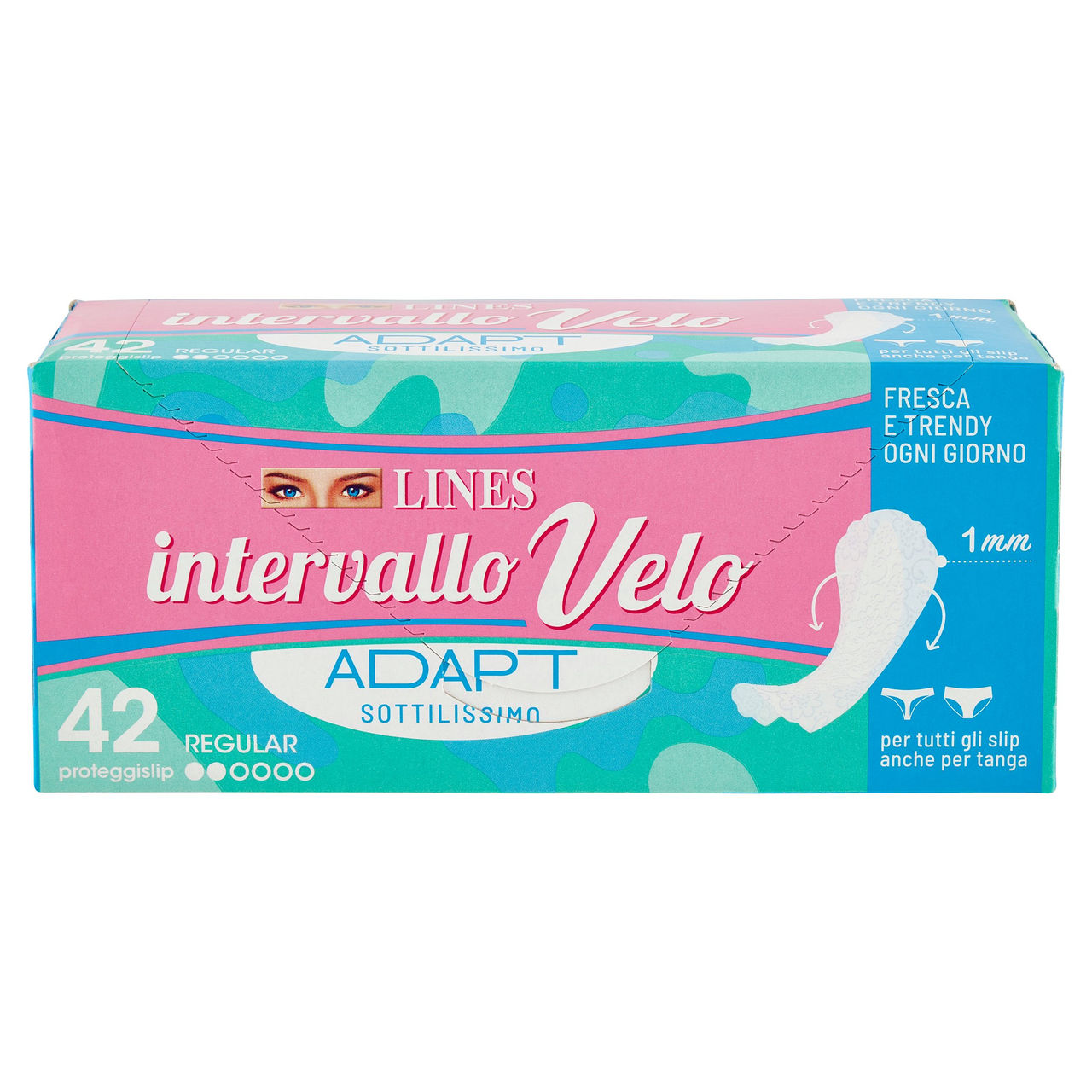 Lines intervallo Velo Adapt proteggislip Regular 42 pz