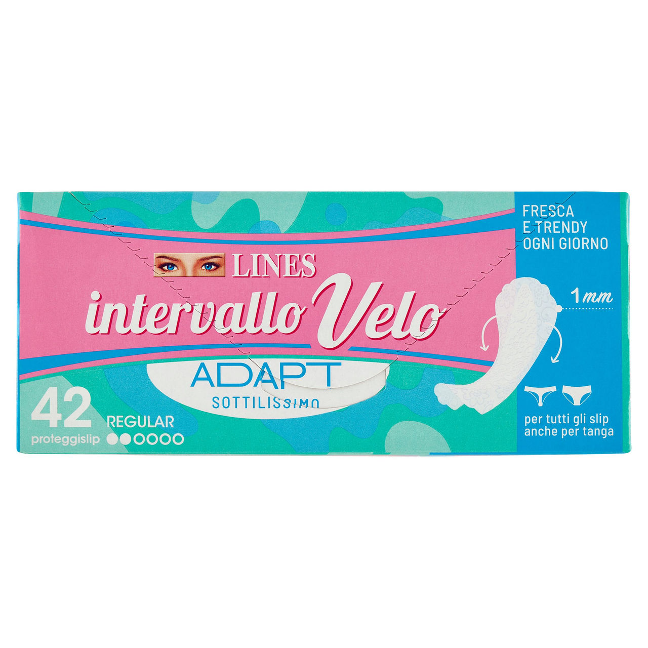 Lines intervallo Velo Adapt proteggislip Regular 42 pz