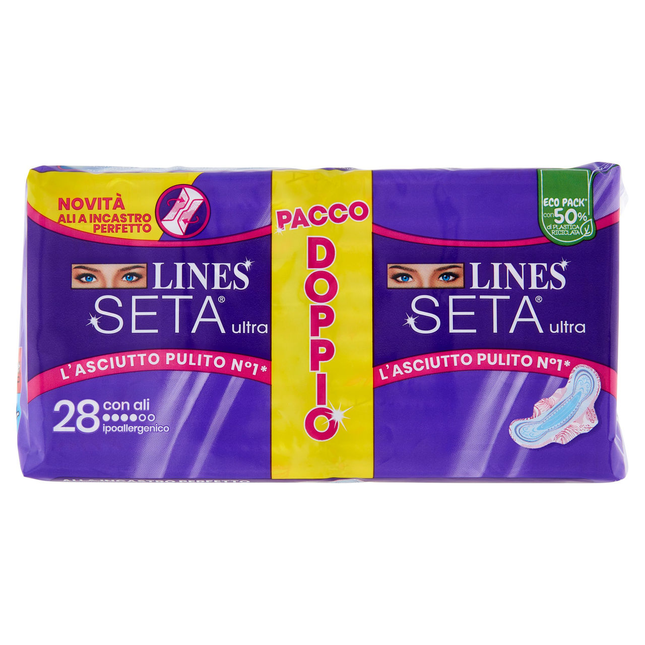 Lines Seta ultra con ali 28 pz