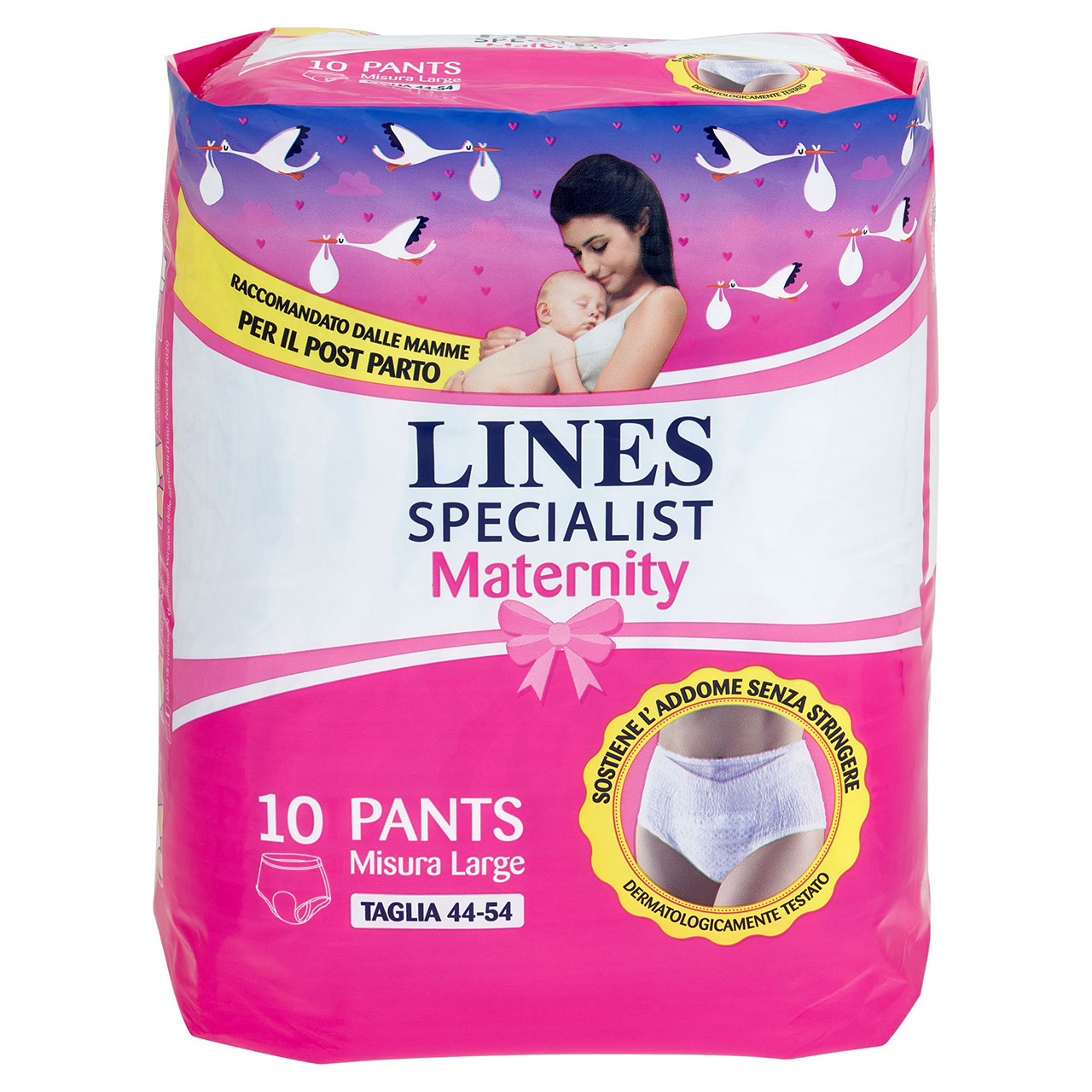 Lines Specialist Maternity Pants Misura Large 10 pz
